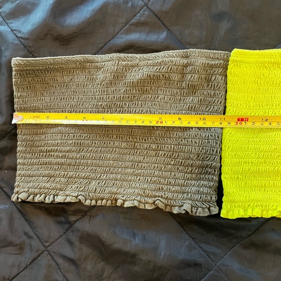 Bundle Lot of 2 cotton tube tops express small - Picture 4 of 9